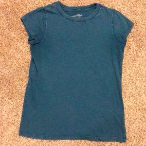 Blue-green T shirt